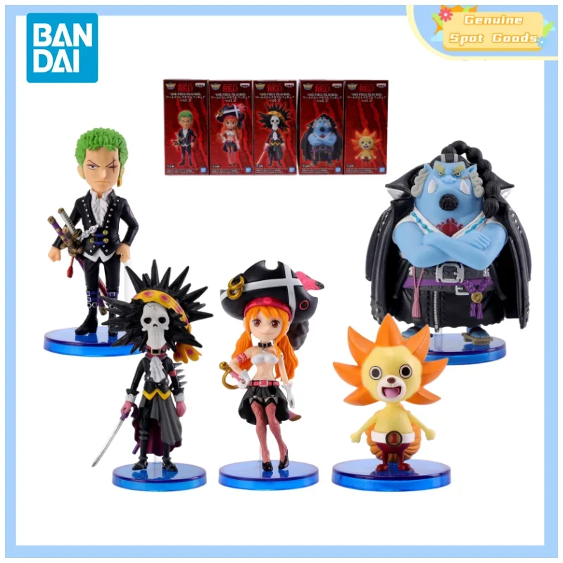 Bandai-figuras de acción de ONE PIECE, modelo de película WCF RED VOL2 Zoro, juguetes coleccionables, pasatiempos para niños
