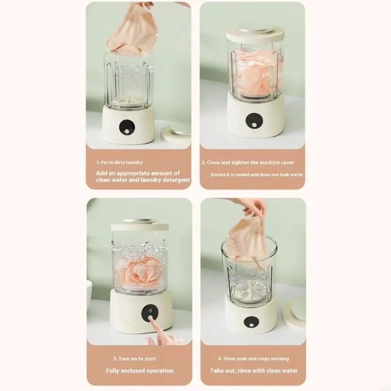 918D 속옷 세탁기 속옷 아기 옷 작은 세탁소 경량