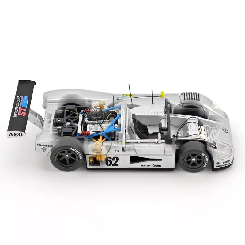 Nuovo In Prevendita Ys 1:64 Mercedes Benz C9 Sauber Auto Magnetica In Lega In Miniatura Diecast Anteriore Posteriore Coperture Ornamenti Giocattoli Personalizzati Per Bambini