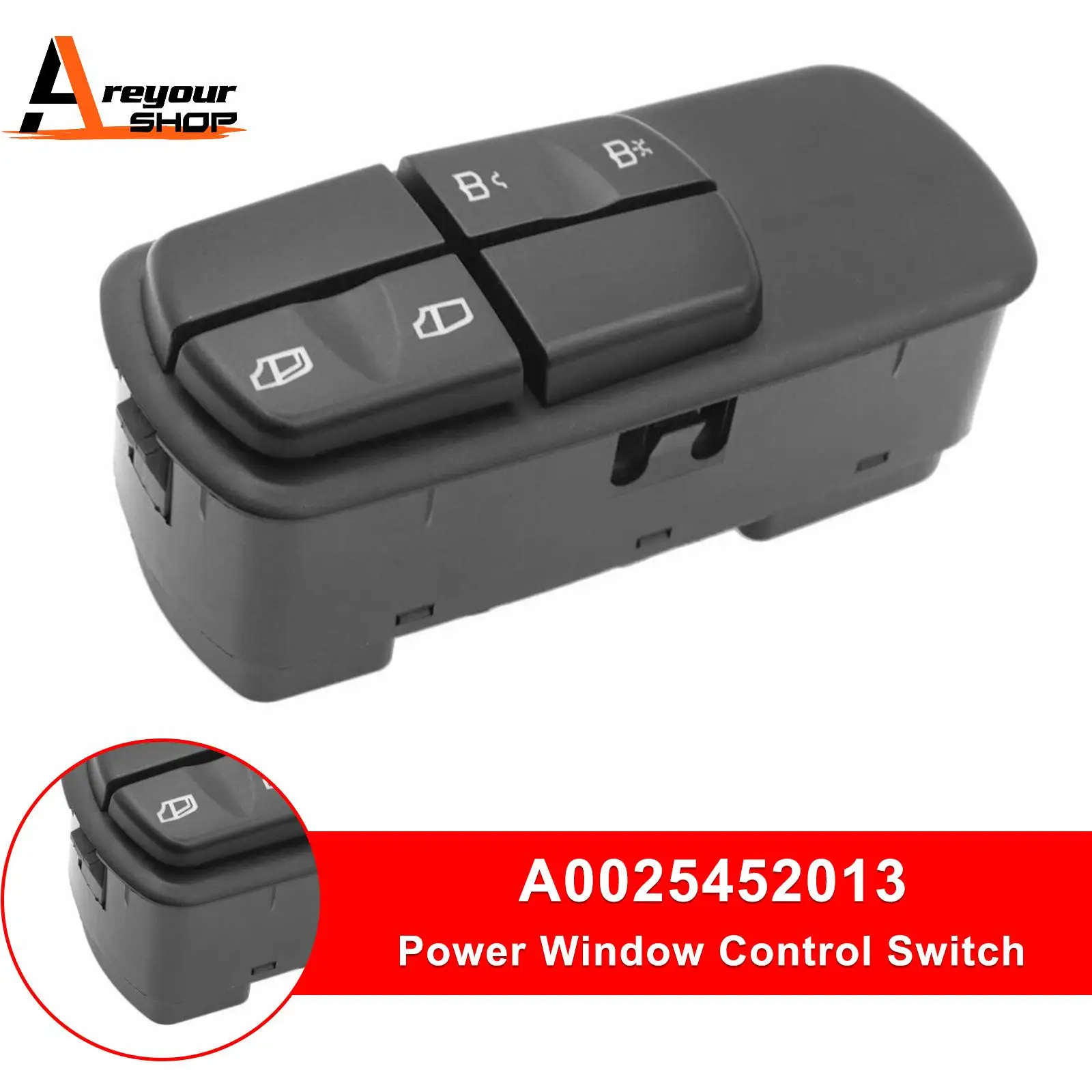 

Главный переключатель стеклоподъемника A0025452013 для грузовика Mercedes-Benz