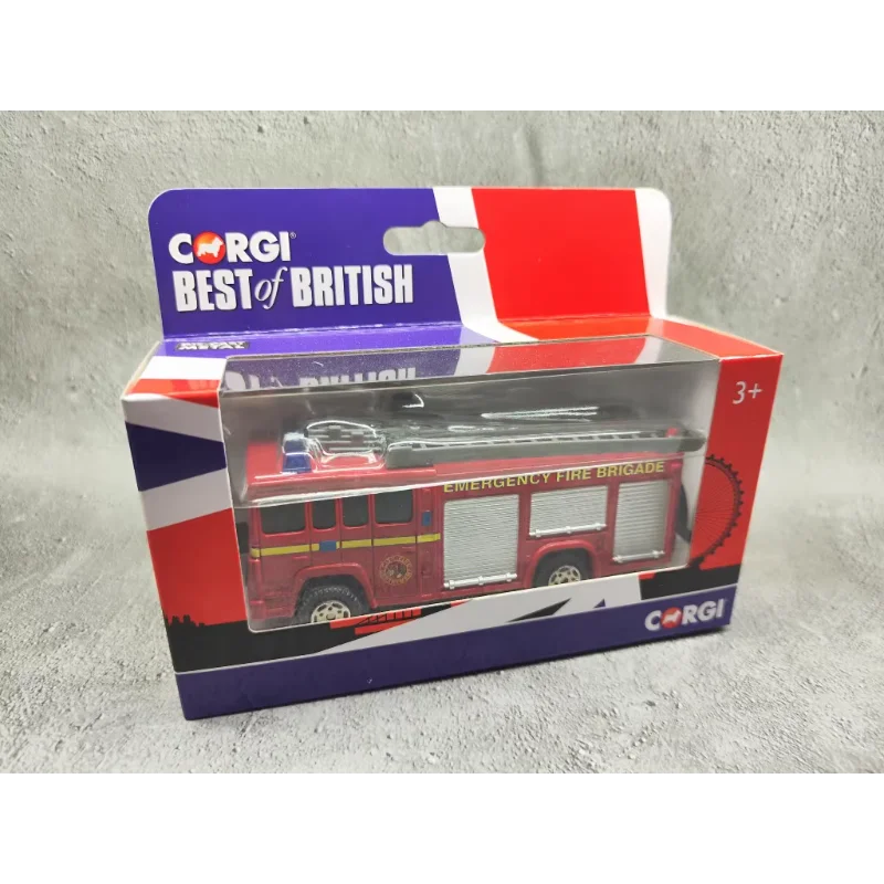 Diecast cprgo escala 1:48 motor de bombeiros acabado guerreiro de fogo liga modelo de carro brinquedo colecionável presente lembrança exibição ornamento