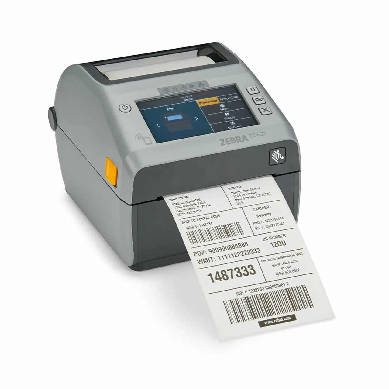 

Zebra Zd600 Series 4-inch Premium Desktop Thermal Transfer Printer Barcode Label Printer