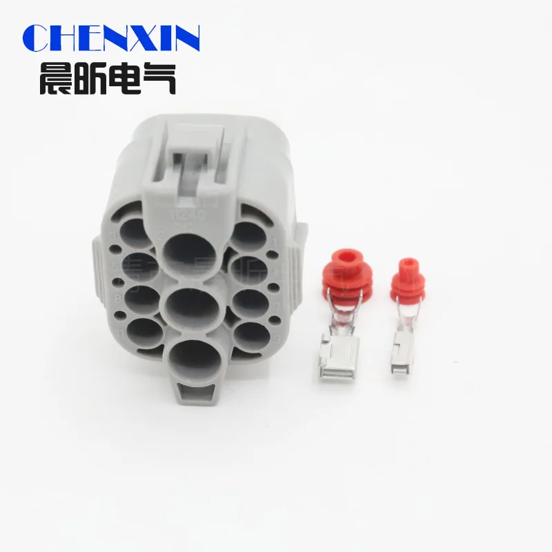 11 Pin Auto waterproof connector headlight Socket ABS functional sensor plug 90980-11239 90980-11240 6188-0221 6189-0375
