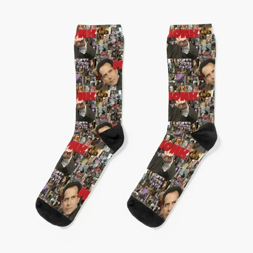 

Adrian Monk Collage Socks basketball heated new year halloween Socks Man Women's sports stockings Men's Run Socks Female Men's