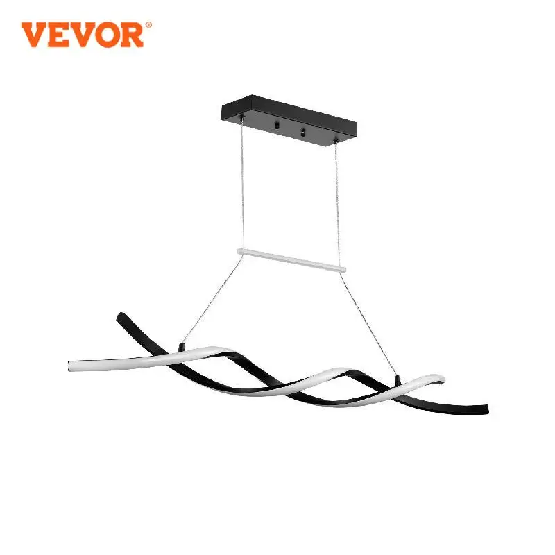 vevor luminarias modernas luminarias led regulavel controle remoto abajur de silicone sala de jantar 24w 01