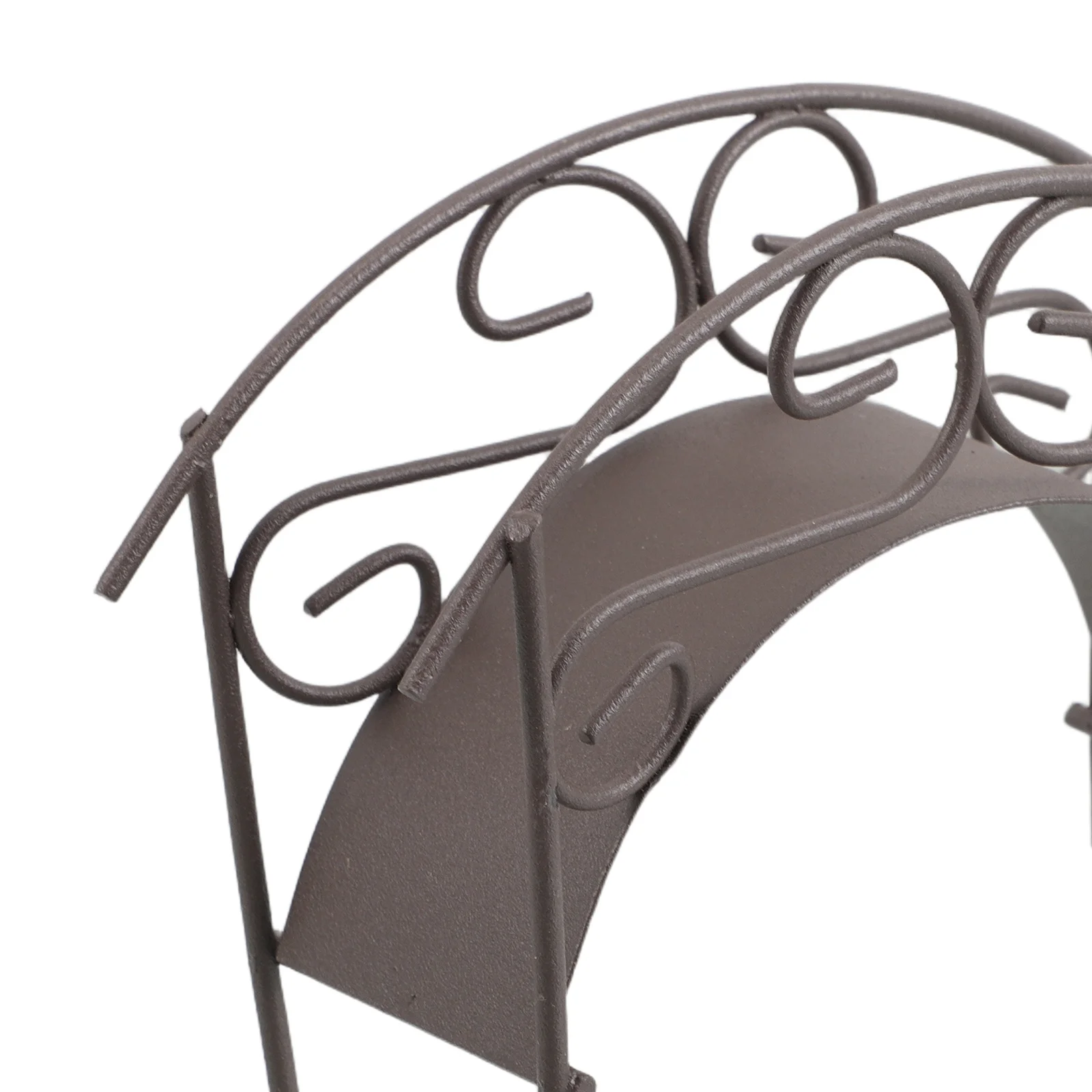 Pont d'arc de jardin Miniature, petite Structure métallique pour bricolage, aménagement paysager, affichage de bonsaï, ornement de bureau à domicile, pont en arc métallique