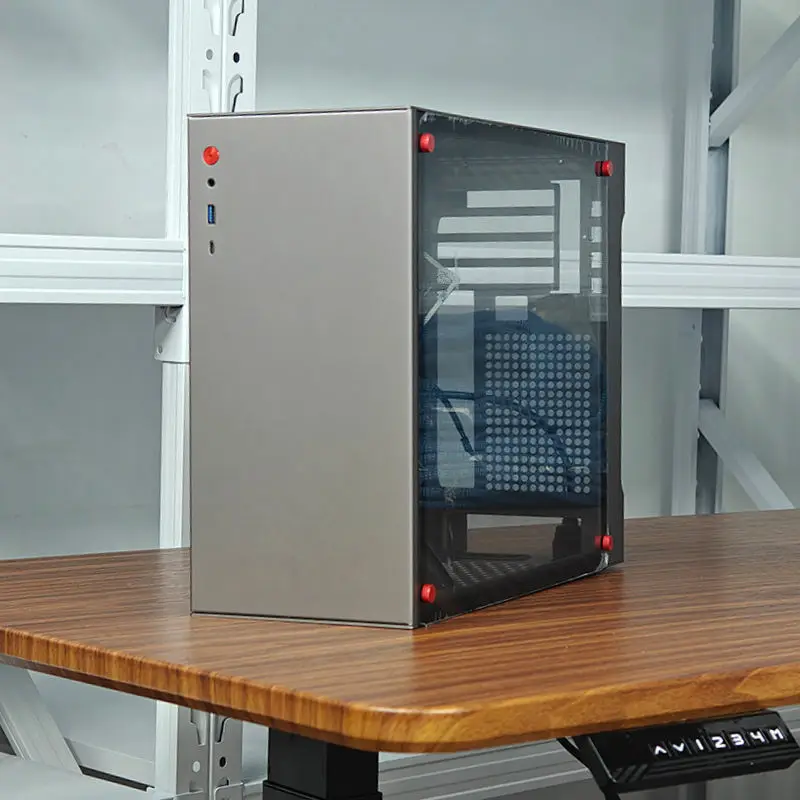 Full‑Tower NAS Server Case,15 Hot‑Swap HDD,4‑GPU,ITX‑EEB Motherboard Compatible, Tempered‑Glass