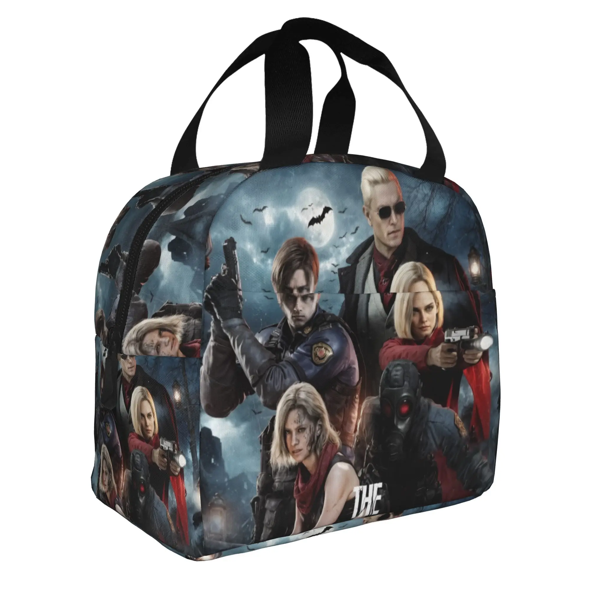 R-Residents Evils 9 Resuable Lunch Boxes Leakproof Action Adventure Game Thermal Cooler Food Insulated Lunch Bag Office Work