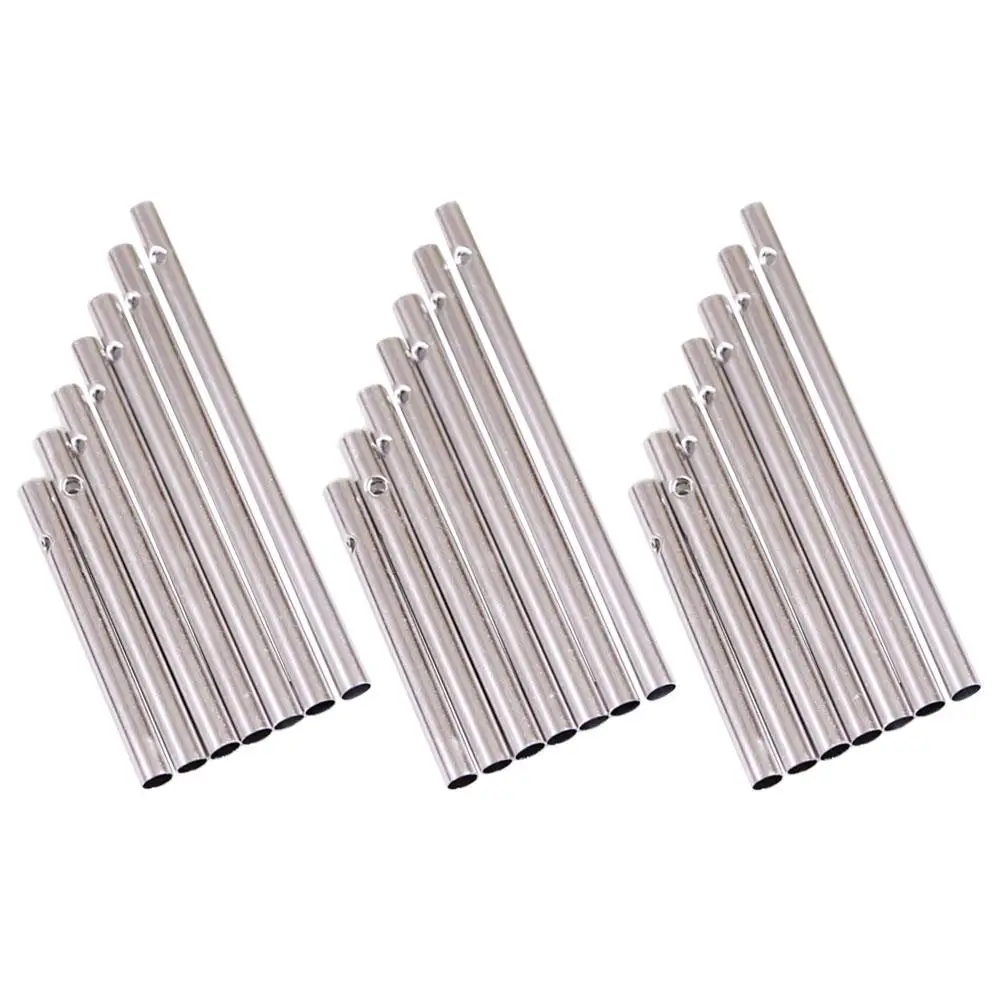 

2 s Aluminum Tubes DIY Wind Chime Kit Durable Decorative Garden Yard Hanging Pendant Kids Plaything Metal Pipes
