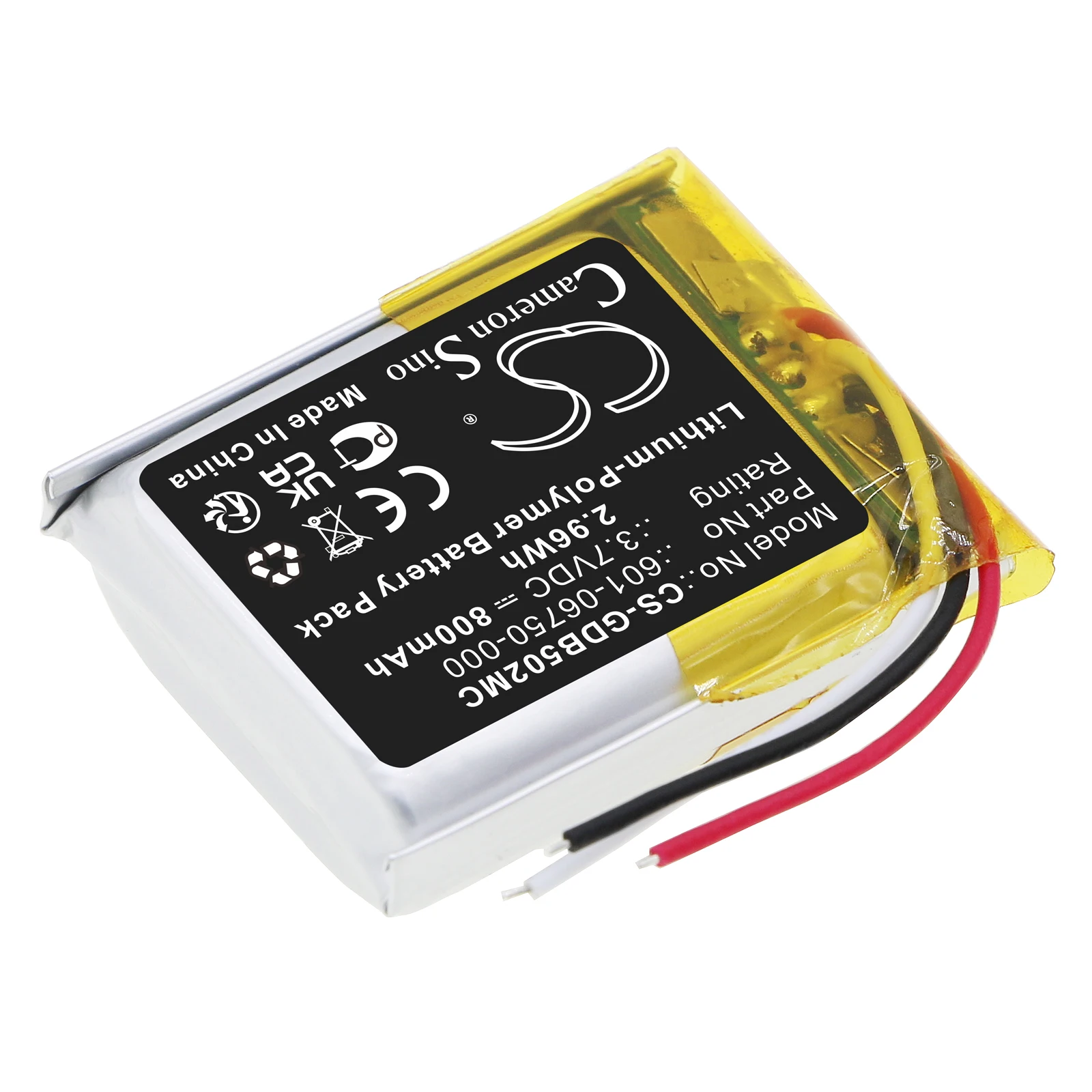 Camera Battery For GoPro:Hero 4 Session,CHDHS-101,Hero 5 Session,CHDHS-501,HWMR1,HWPR1,601-06750-000,601-06750-101,601-10257-000