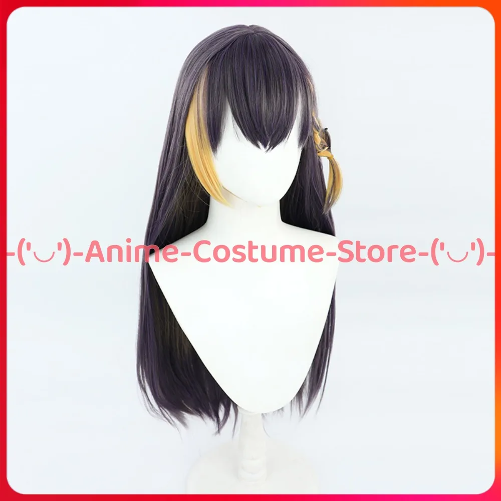 NIJISANJI VTuber Petra Gurin شعر مستعار تأثيري أنيمي لعبة شخصية هالوين كرنفال زي حفلة الباروكات مقاومة للحرارة الشعر الاصطناعية