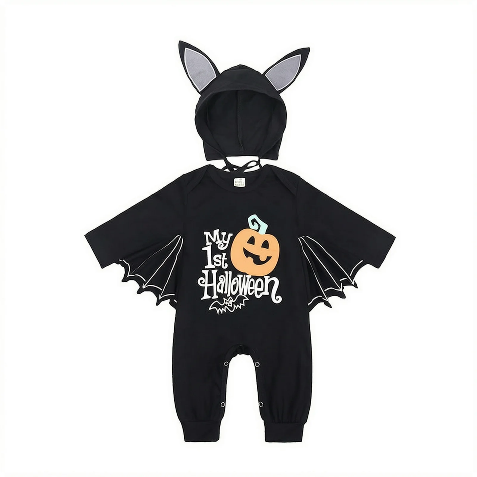 Infant Halloween Costume Boy Romper Super Cute Baby Halloween Costume Outfit With Bat Wing