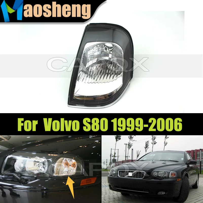 

Автомобильный угловой светильник для Volvo S80 1999 2000 20001 2002 2003 2004 2005 2006, фара указателя поворота, угловой светильник