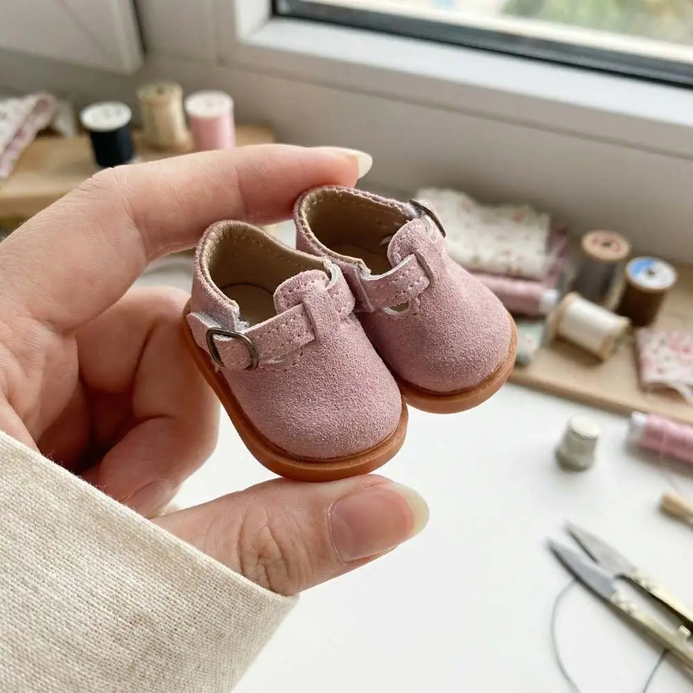 

1 Pair PU Leather 20cm Cotton Doll Shoes Casual Wear Cute Doll PU Leather Shoes Creative Lightweight 20cm Doll Leather Boots