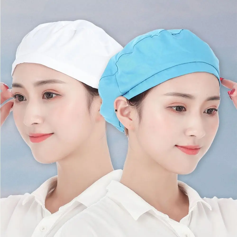 Cloth Work Hat Chic Work Wear Breathable Chef Hat Smoke-proof Dust Hair Nets Cap Hotel Restaurants