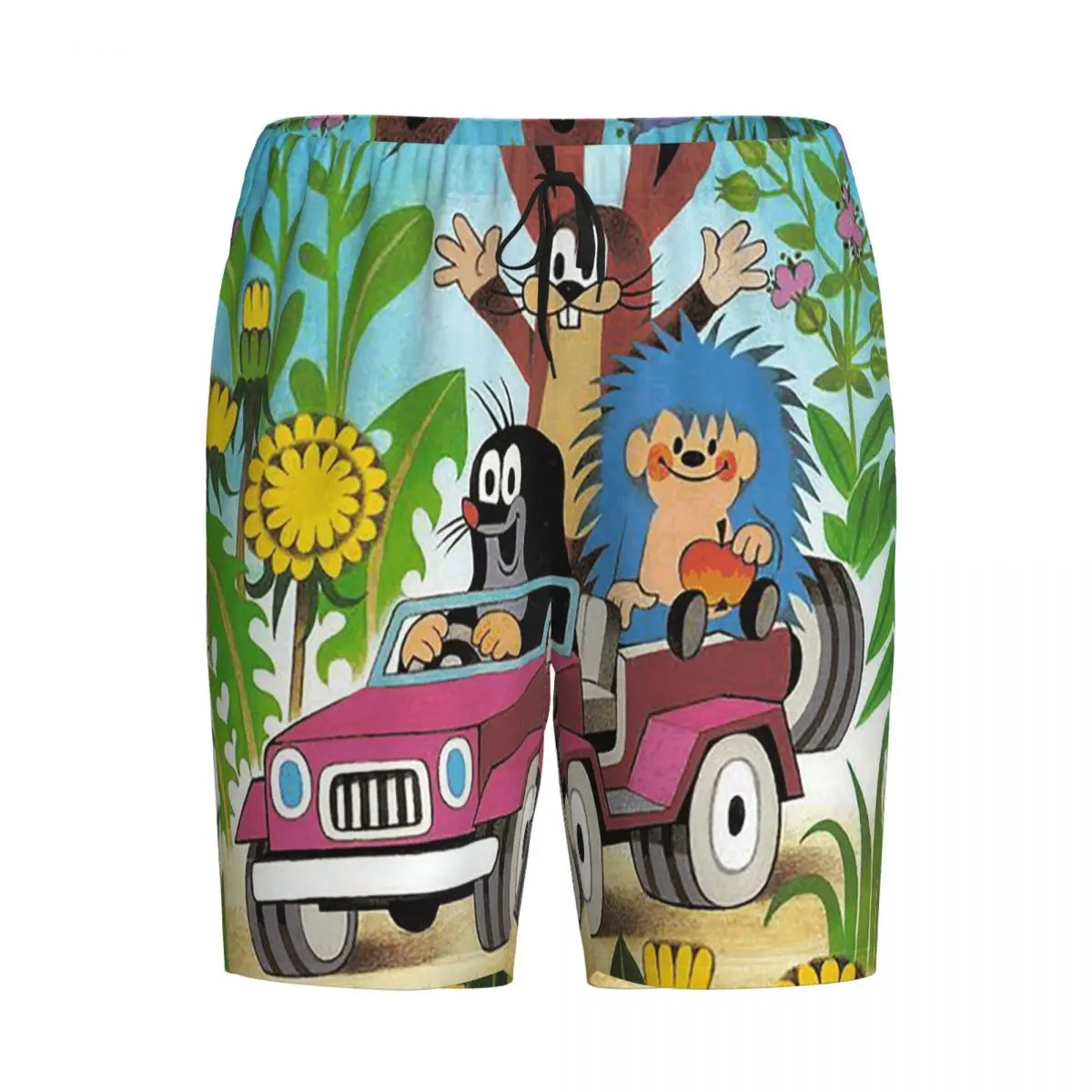 

Custom Mole Krtek Cute Little Maulwurf Shorts Sleeping Pants Men Pajama Pants Lounge Sleep Sleepwear Bottoms