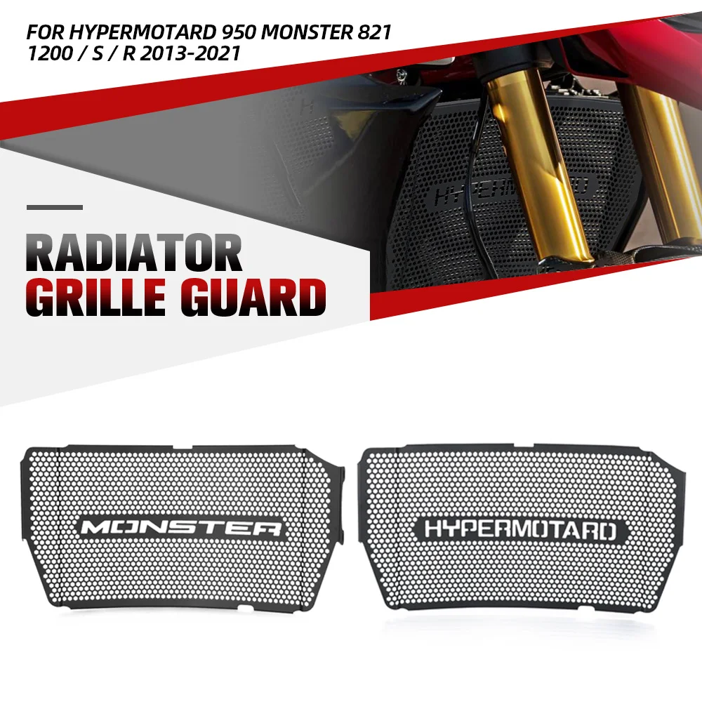 

Motorcycle Accessories Radiator Grille Guard Cover Protector For Ducati Hypermotard 950 Monster 821 1200 / S / R 2013-2020-2021