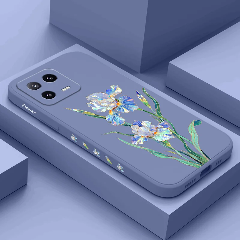 

Messenger Flower Phone Case For Xiaomi 17 Mi 15 15T 14 14T 13 13T 12 12X 12T 12S 11 11T 10 10T 9 9T Pro Max Lite Liquid Silicon