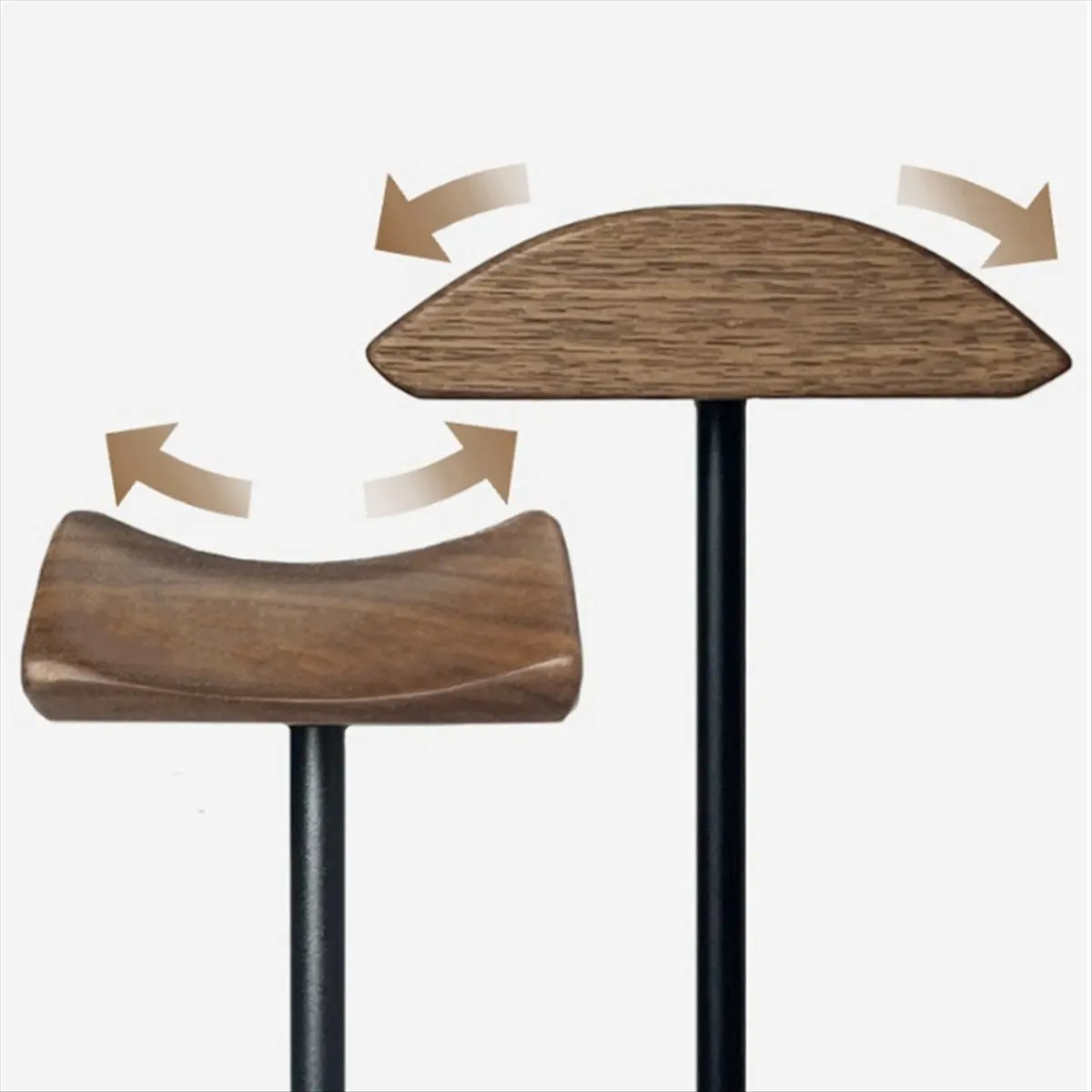 

lucky Headphone Stand Black Walnut Solid Wood Headphone Stand Head-Mounted Wooden Headphone Stand Simple Display Stand
