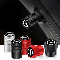4Pcs Aluminium Alloy Car Valve Cap Dust Cover Accessories For Opel Astra Grandland Corsa Mokka Frontera Insignia Zafira Vivaro