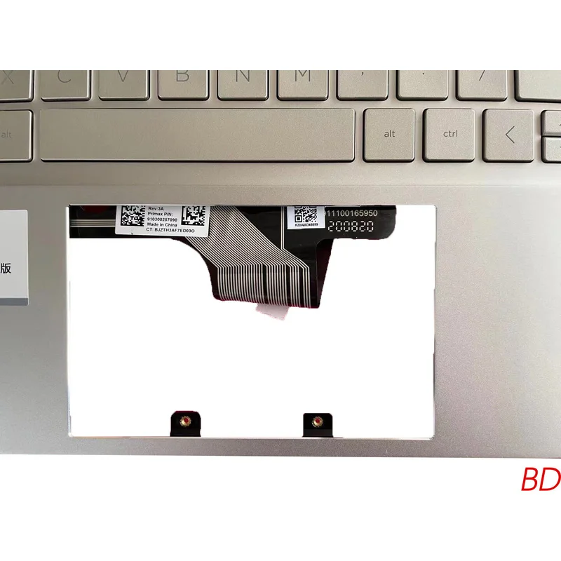 f  L97425-001 FOR HP ENVY 15-EP TPN-Q237 C Shell with Keyboard Silver Backlight US