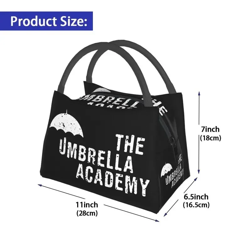 The Umbrella Academy Resuable Lunch Box for Women Waterproof Thermal Cooler Food Insulated Lunch Bag Travel Work Pinic Container