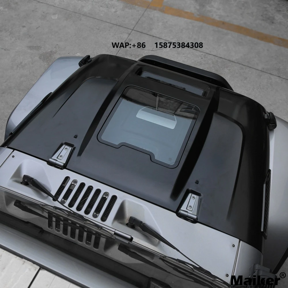 

The Replacement Engine Hood for 2007-2017 Wrangler JK JKU Space Hood Heat Dispersion Hood