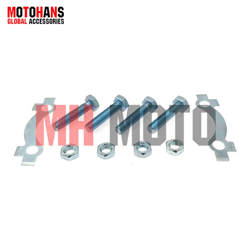 MOTORCYCLE REAR SPROCKET BOLTS M8*35MM WITH RETAINER LOCKER FOR JH110 DY100 BIZ100 SMASH110 WIN100