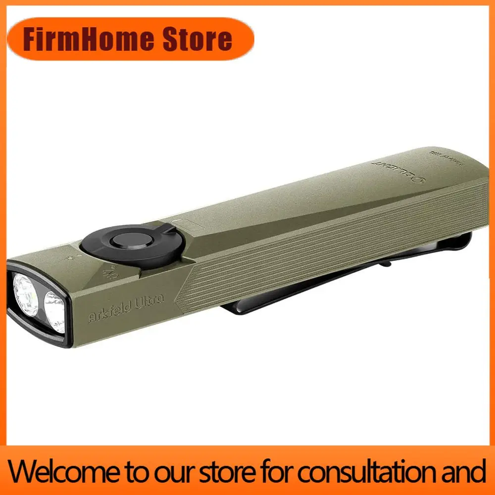 FirmHome StoreUltra-Bright 1400 Lumens EDC Flashlight, Rechargeable Compact Light With White, UV, And Green LEDs For Inspection