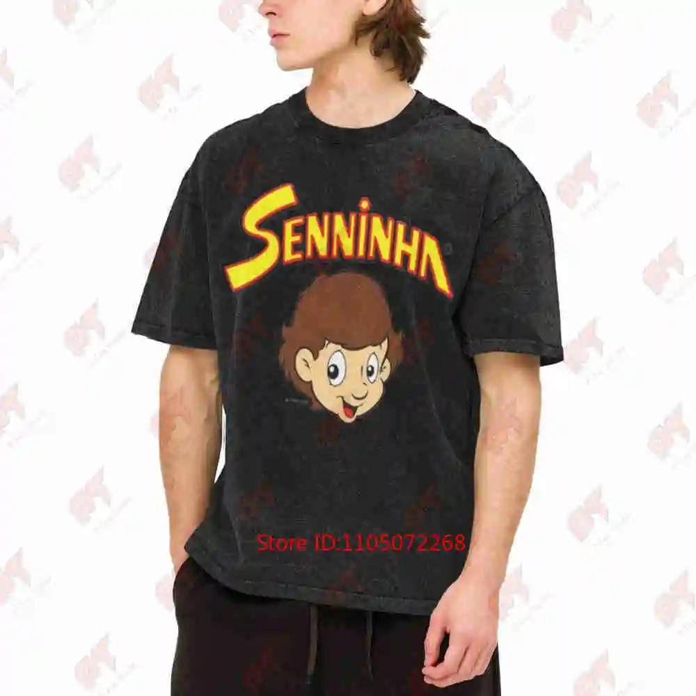 Senninha 1997 Vintage Washed Tee Pure Cotton T-Shirt
