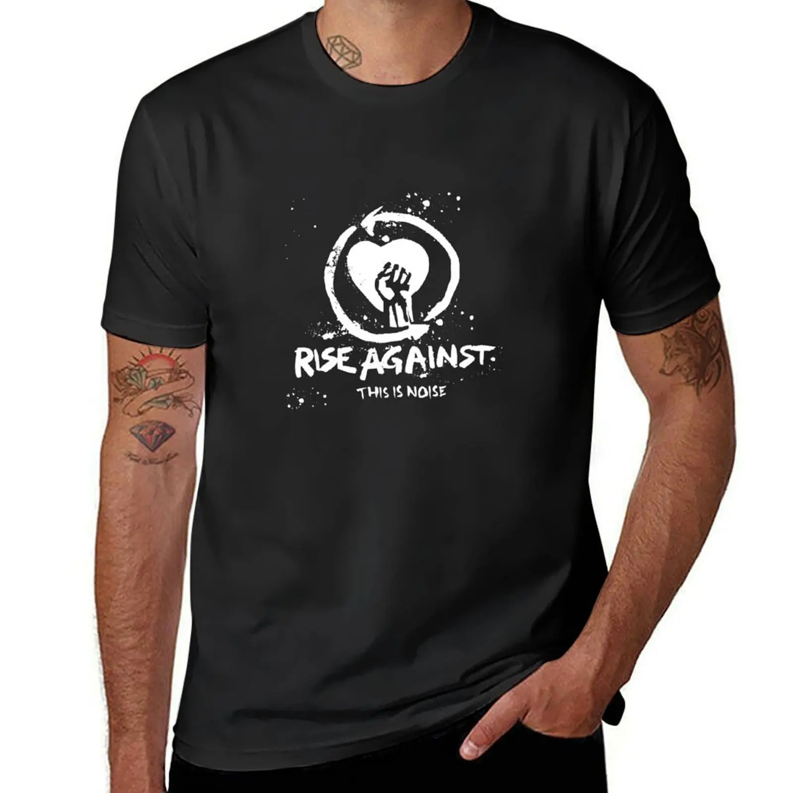 Best seller by Rise Against Logo band Music Punk rock Essential T-Shirt plus size tops vintage Men's t-shirts