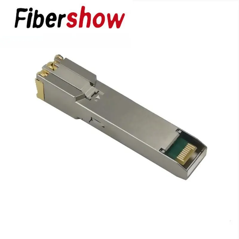 Gigabit Ethernet SFP Fiber Module RJ45 Port 1000BASE-T Copper Converter Compatible with Mikrotik