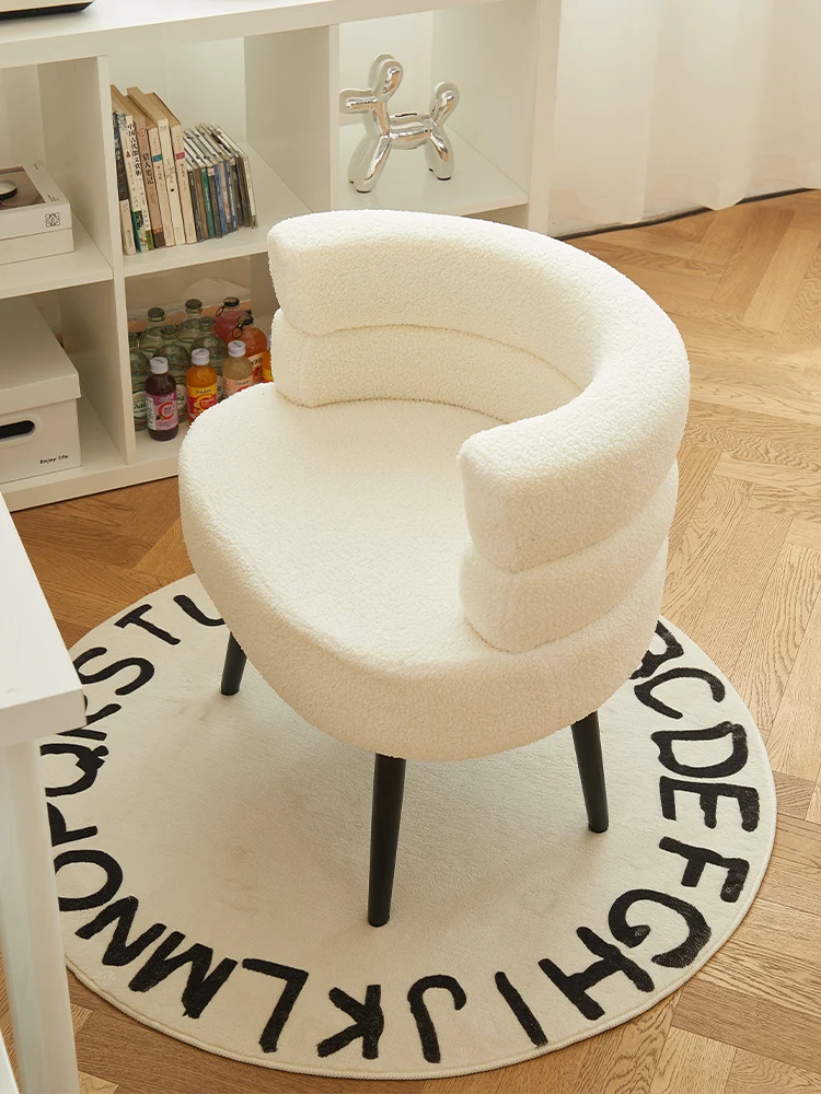 

Кресло в скандинавском стиле, стулья для гостиной комнаты, мебель для спальни для девушек, кресло для макияжа, Кресло со спинкой, простой современный, кресло для отдыха