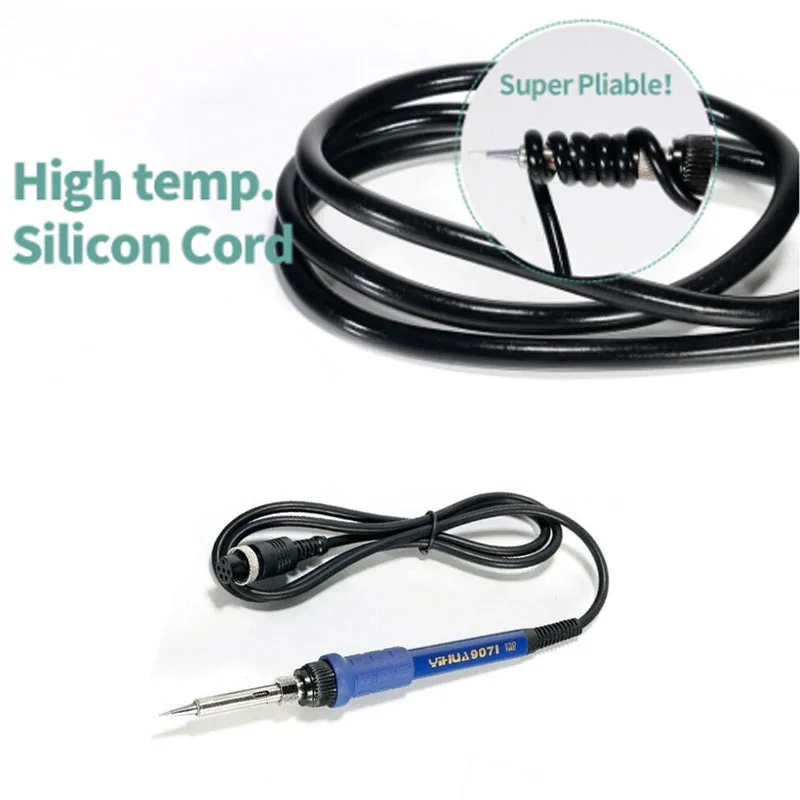 DIY Welding Soldering Supplies For YIHUA 907I 6 PIN Soldering iron Blue Handle For 939BD+ 898BD 853D Solder Station