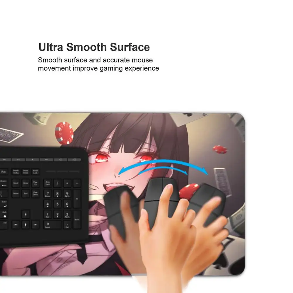 anime Kakegurui Yumeko Jabami Mouse Pad Keyboard Mousepad lauge 1200X600 mm Desk Mat PC Gamer Office Carpet Home Table pad