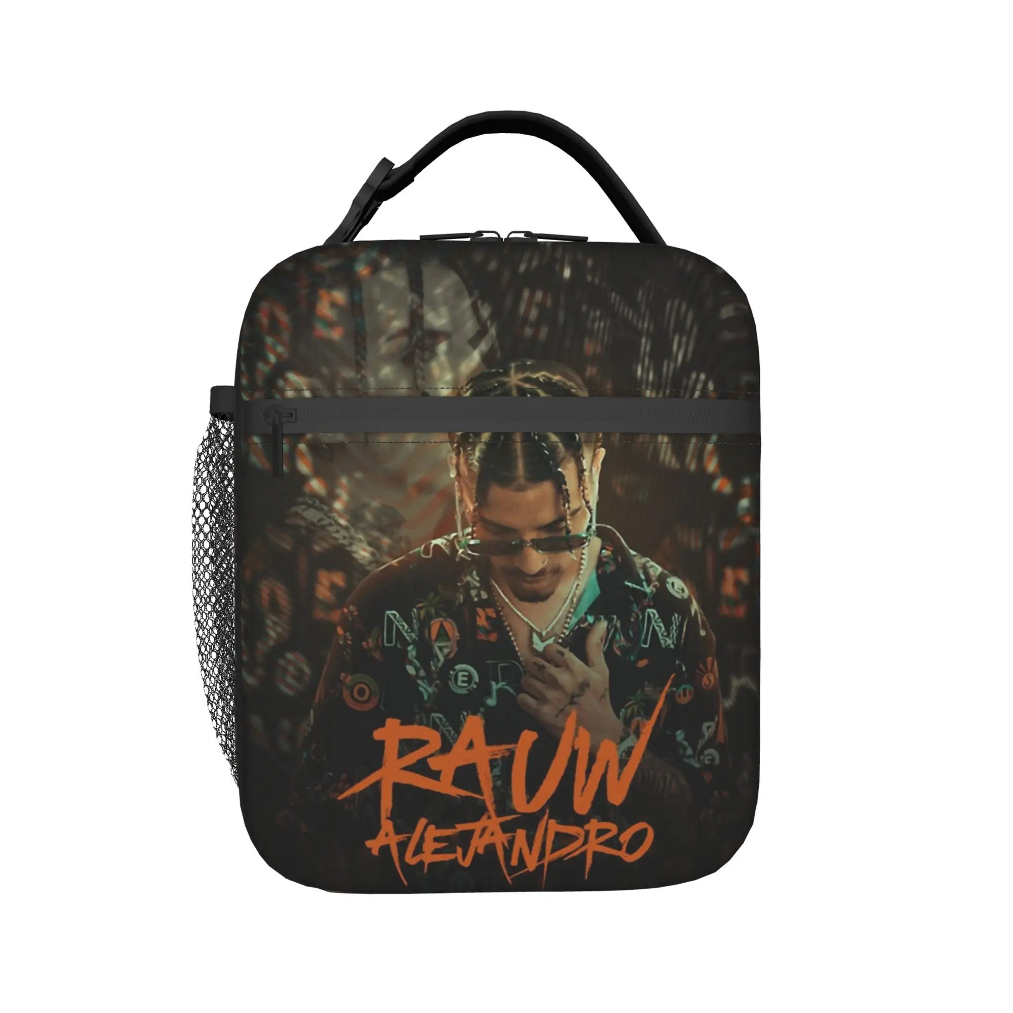 Insulated Lunch Bags Rauw Alejandro hip hop rapper Merch  Lunch Container Y2K Thermal Cooler Lunch Box For Picnic