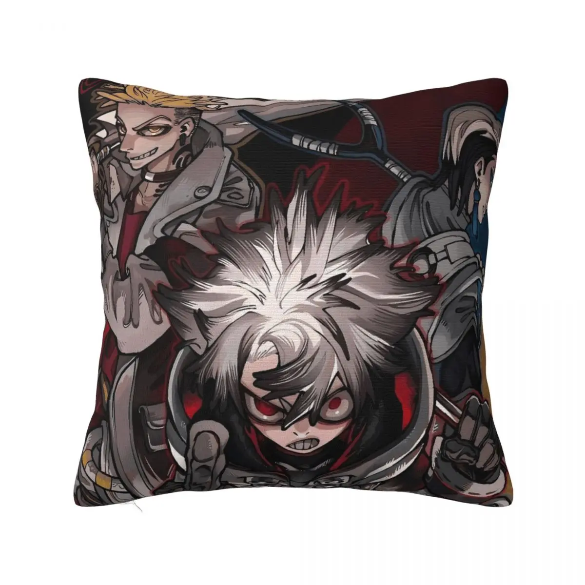 Pillow Cover Rudo New Gachiakuta (1) Printed Cushion Cover Cute Funny Pillow Case For Office Car Home Decorative Pillowcases