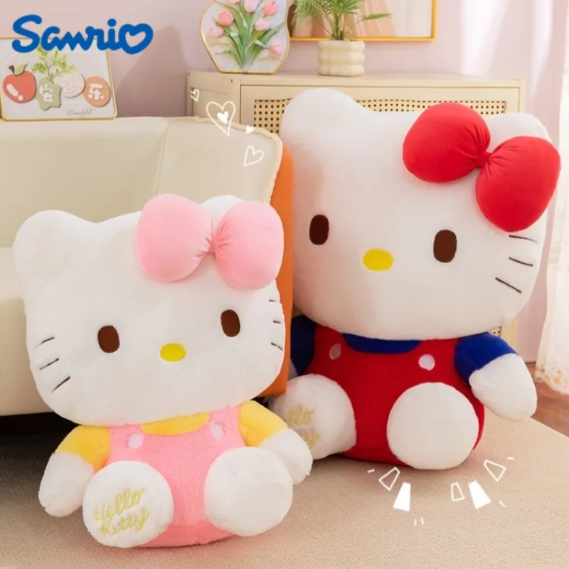 

80 см супер большой размер Hello Kitty Sanrio аниме плюшевая кукла Kawaii комната плюшевые подушки украшения детский праздничный подарок