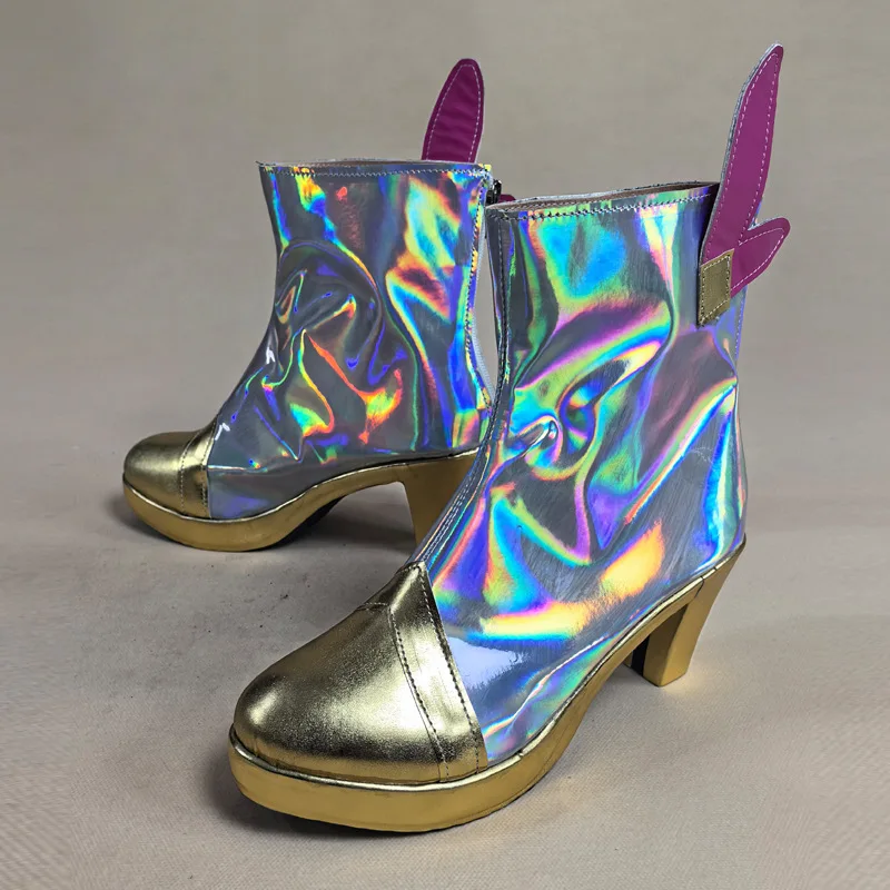

Yu Cosplay Store Kai's A Star Guardian Cosplay Boots Halloween Carnival Accessories Props Customized Shoes
