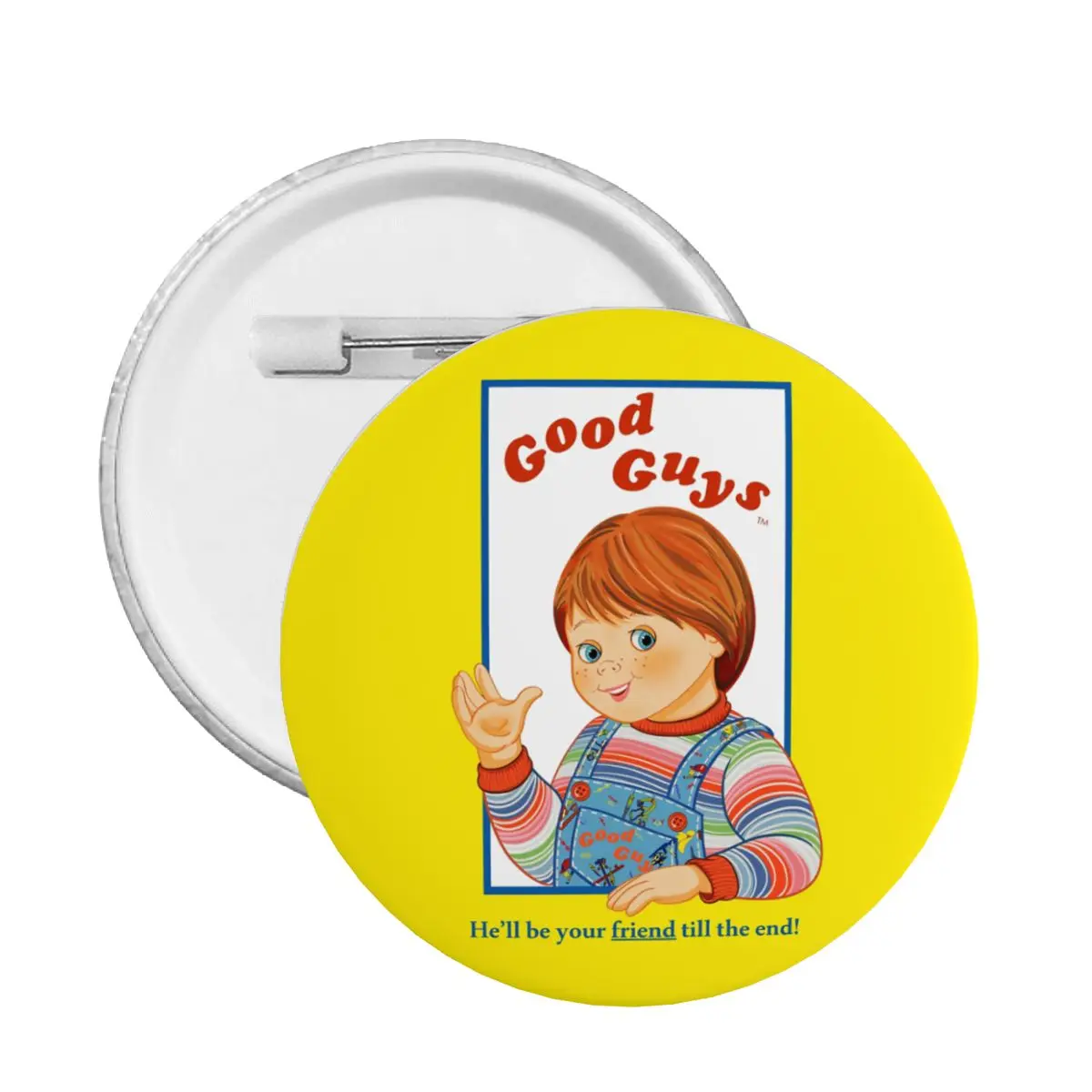 Детская Мягкая булавка на пуговицах для игр Good Guys Чаки оригинальная новинка броши на булавке для влюбленных подарок