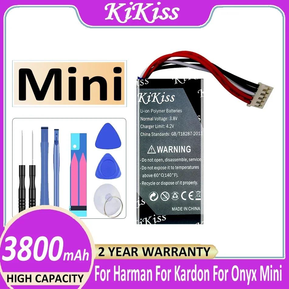 KiKiss Battery 3800mAh For Harman For Kardon For Onyx Mini CP-HK07 P954374 Factory price Bateria