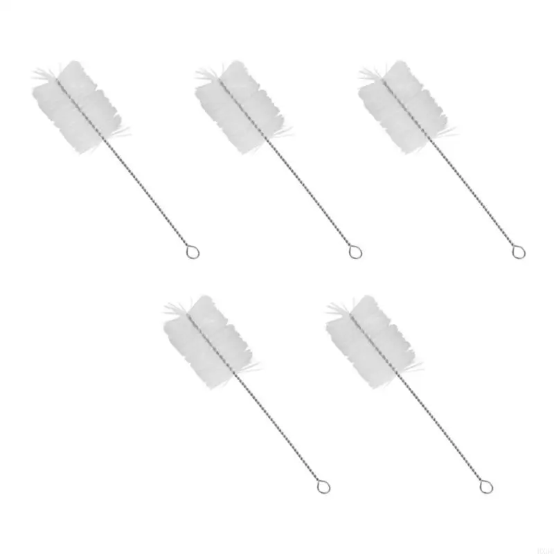 Bộ bàn chải làm sạch lông linh hoạt HX6C 5 nylon phù hợp cho chai và cốc hiệu quả có tay cầm bằng thép không gỉ