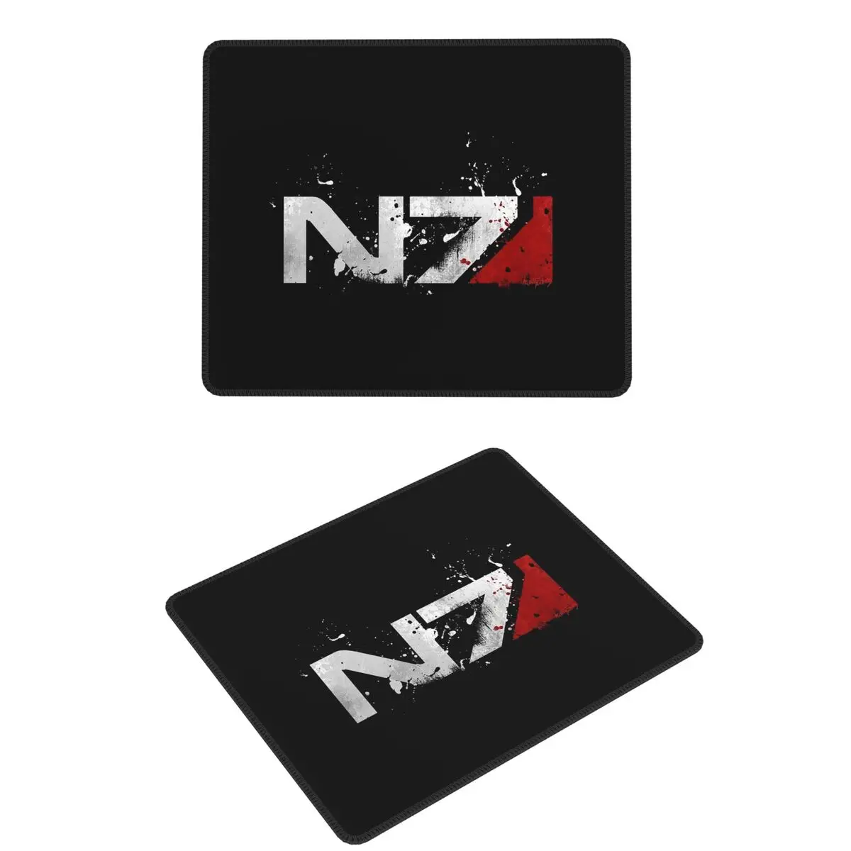 

Mass Effect Distressed N7 Mouse Pad Computer Keyboard Mouse Mat Gaming PC Laptop Desk Mat Office Accessories Table Mats