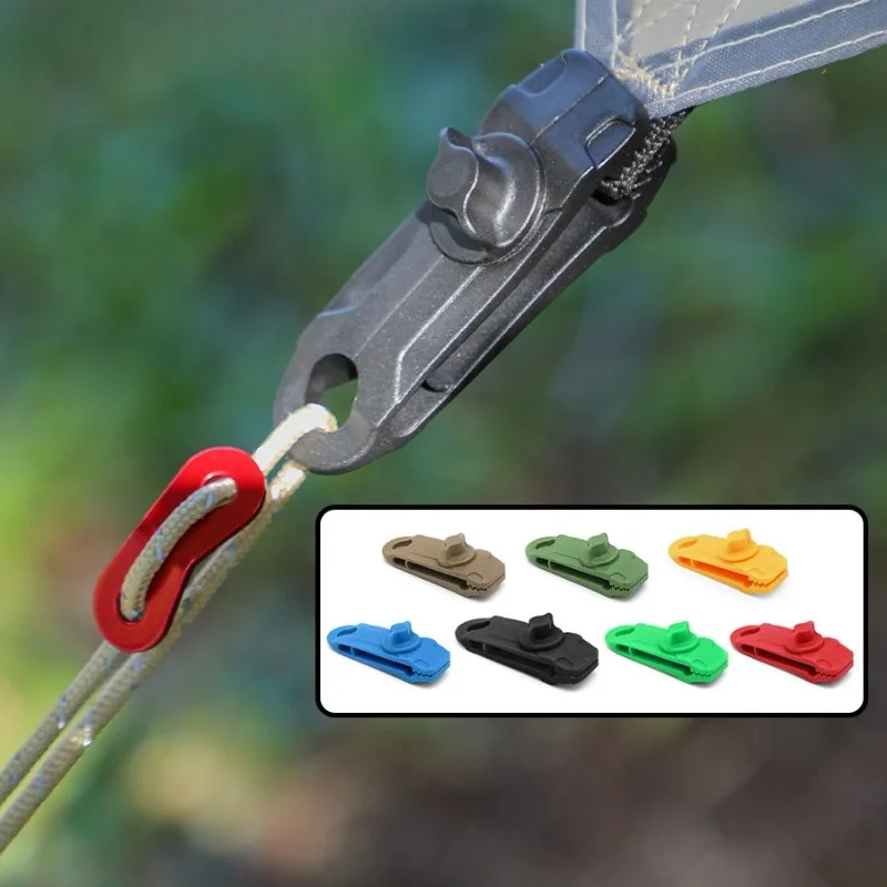 5/10Pcs Camping Tarp Clips Outdoor Clamp Canvas Heavy Duty Lock Grip Tent Fasteners Clips Pool Awning Bungee Cord Car Tighten view 3
