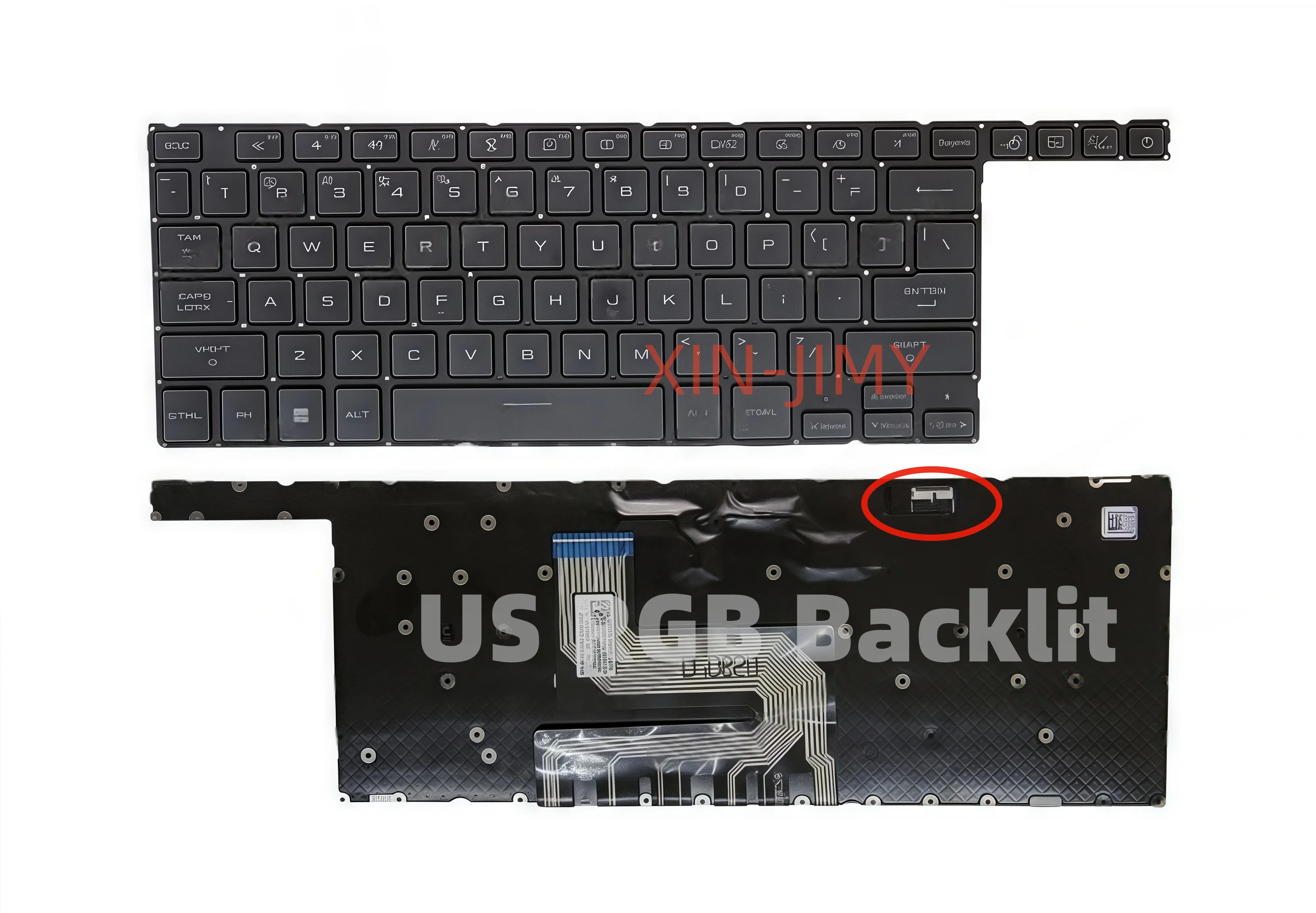 New Asus ROG Zephyrus Duo 16 GX650 GX650P GX650R Keyboard US/UK Per-Key RGB Backlit