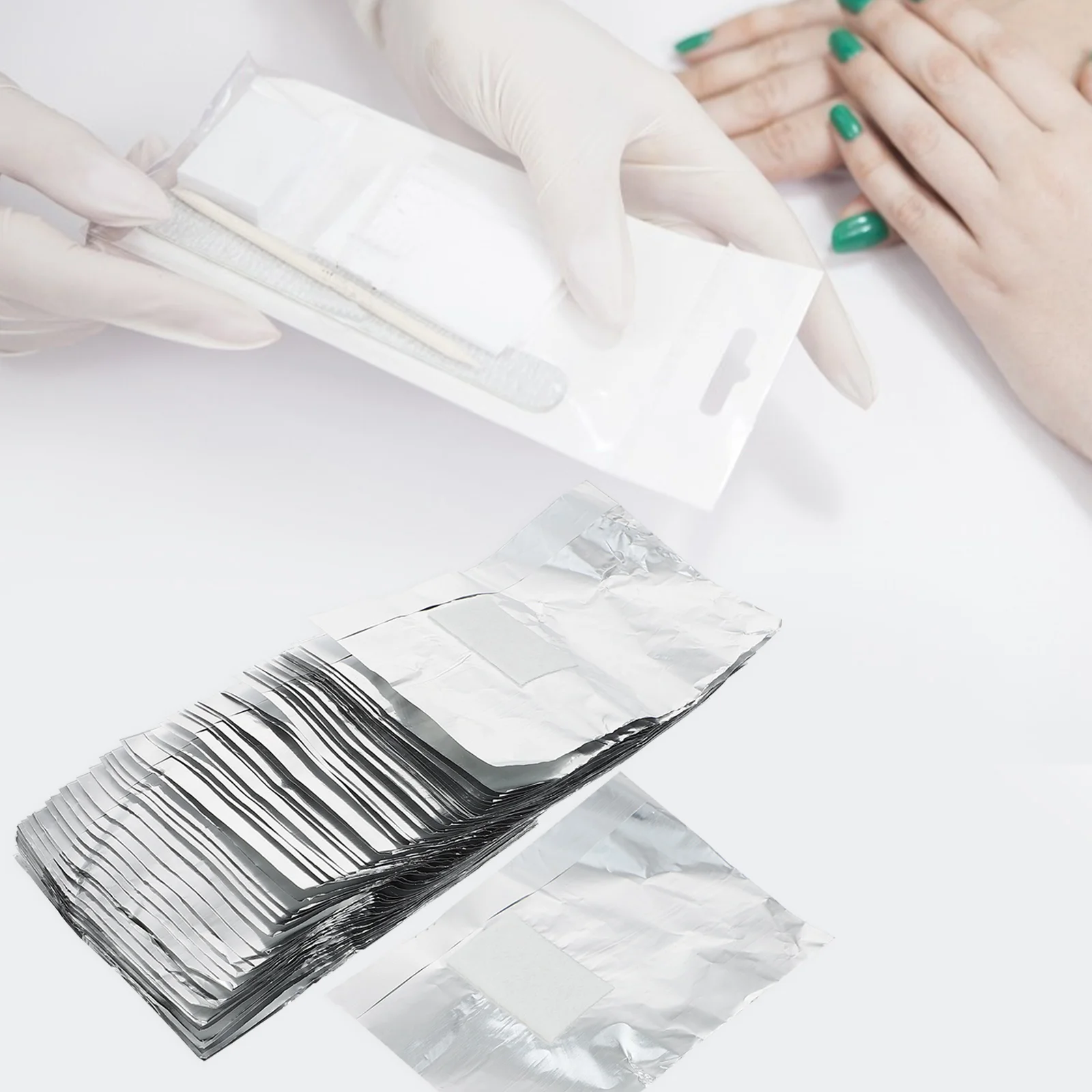 200 قطعة مسمار احباط يلتف مزيل طلاء الأظافر منصات صالح الأظافر جيدا لا فجوات المتاح مانيكير لوازم مسمار مناديل مانيكير لوازم #2