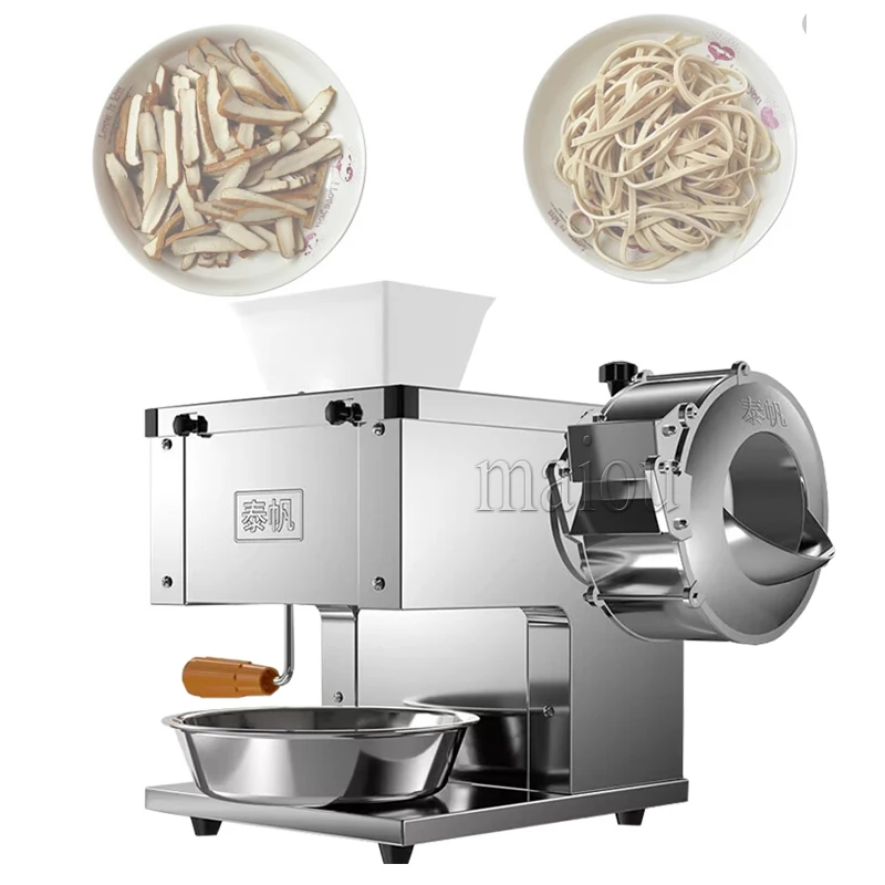 

Electric Meat Slicer Automatic Slicer Multifunctional Stainless Shred Slicer Cutter Meat Fish Vegetables Meat Grinder Machine