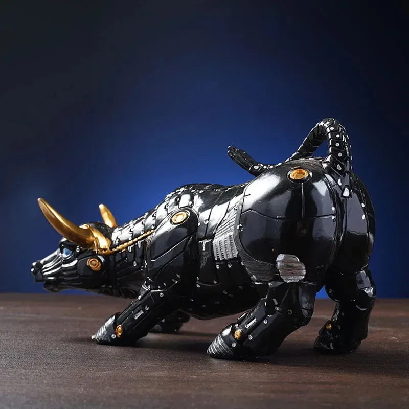Futuristic Bull Robot Sculptur - Home Office Marketing avaliação e preço