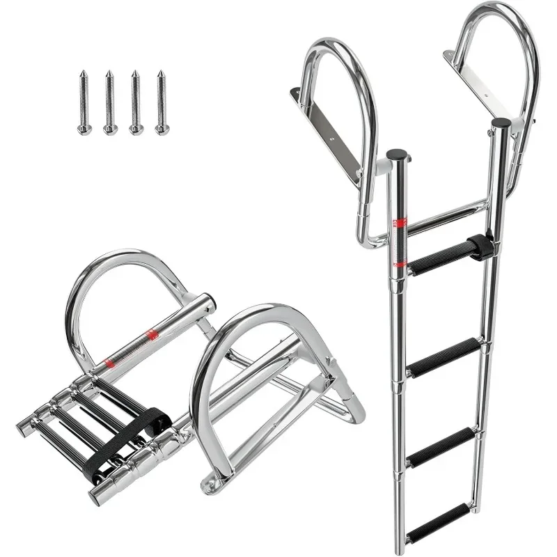 

LUISLADDERS Boat Ladder 4 Step Folding