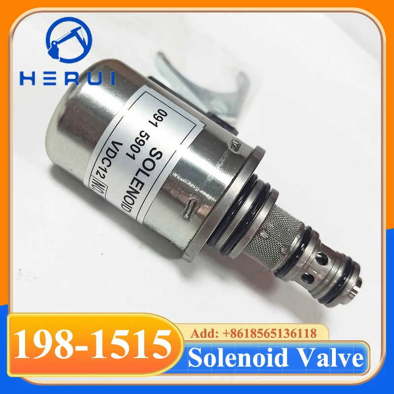 

Высококачественный новый электромагнитный клапан 198-1515 1981515 12В/24В для экскаваторов 420D 430D 442D 446D